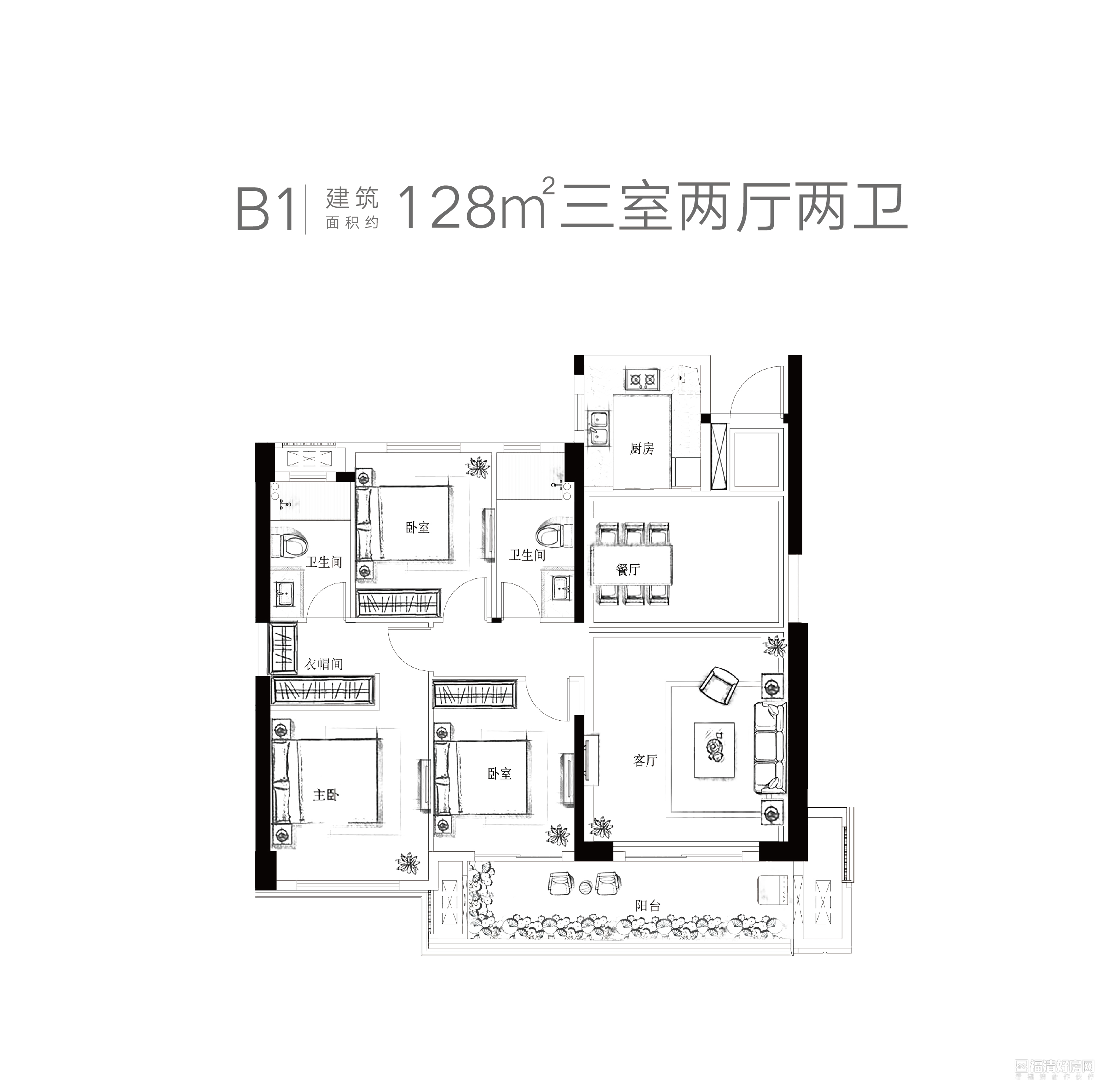 融创·滨江壹号户型图_福清好房网