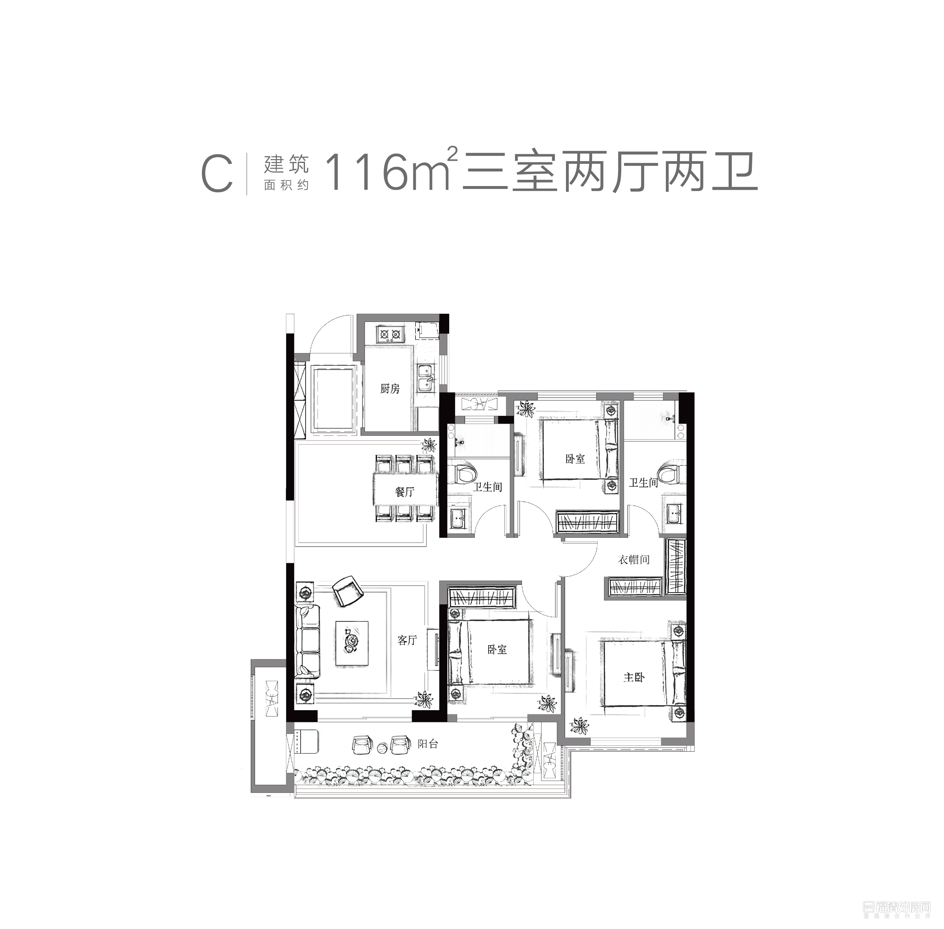 融创·滨江壹号户型图_福清好房网