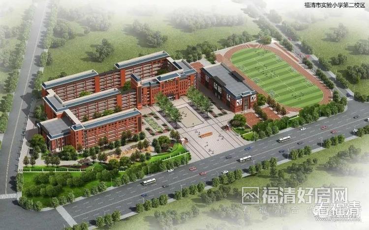 【航拍】福清实验小学虎溪校区最近进度