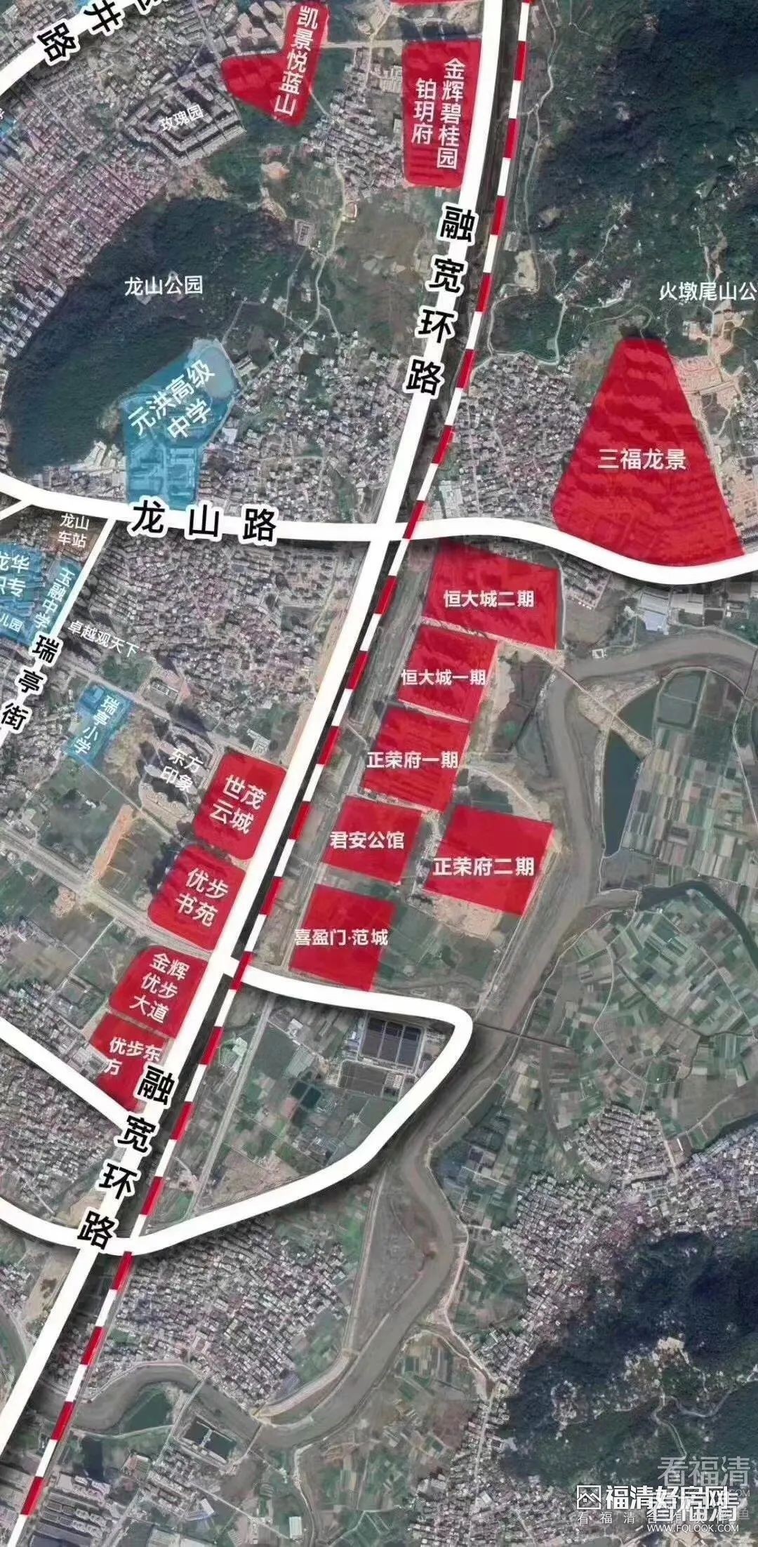 在融宽环路b段通车前,东塘大道作为福清东区最重要的主干道之一,承载