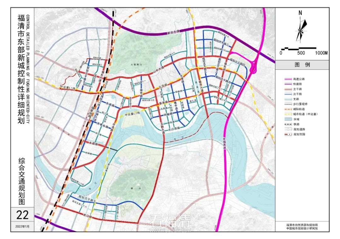 一條城際軌道,兩條城市軌道,福清東部新城未來要大發展……_城建規劃